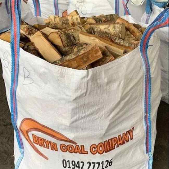 Kiln Dried Hardwood Logs Bulk bagpallet